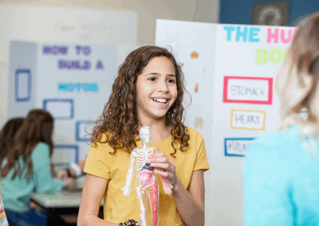 A student who knows they are on track to meet entry-level expectations for a career as a doctor and knows the field suits her personality, is excited about reaching her career goals, even if it is far into the future.